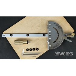 Miter Gauge มือจับทองเหลือง