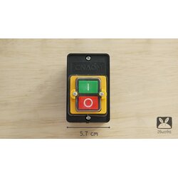 Push button Switch มีกรอบพลาสติก