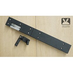 รั้วเปล่า box joint + flip stop (ใช้กับ miter gauge)