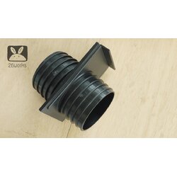 ประตูลม ท่อ 4 นิ้ว แบบข้อเกลียว