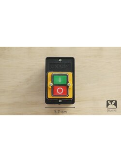 Push button Switch มีกรอบพลาสติก