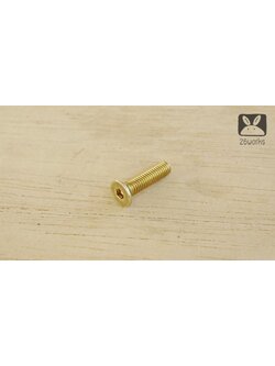 น็อตหัวเทเปอร์ ทองเหลือง M5x20 mm ธรรมดา