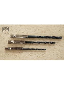 ดอกสว่านแกน 6 เหลี่ยม ชุดละ 3 ดอก 3/4/5 mm