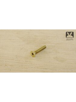 น็อตหัวเทเปอร์ ทองเหลือง M4x20 mm ธรรมดา