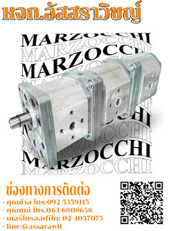 ปั้มไฮดรอลิค3ตอน สามารถเลือกซีซีปั้มแต่ละตอนได้ ยี่ห้อMARZOCCHI รุ่นALPA(ตอนหน้า4รูยึด),ALPI(ตอนกลาง),ALPP(ตอนท้าย)