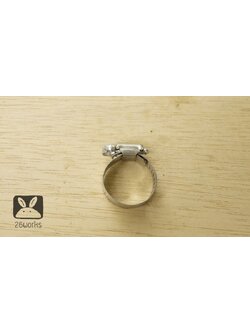 เข็มขัดรัดสาย 18-32 mm แบบแบน แสตนเลส 304