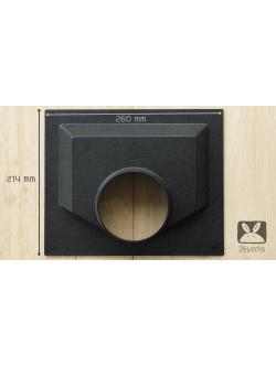 ปากดูด สี่เหลี่ยม ท่อ 4 นิ้ว