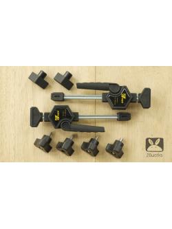 แคล้มป์หน้าโต๊ะ แบบดัน ชุดละ 2 ตัว (19 mm)