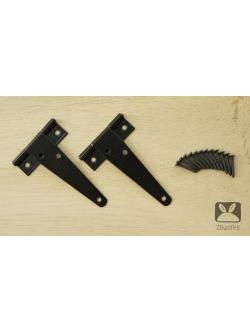 บานพับตัวที 98 mm หนา 1.2 mm 1 คู่