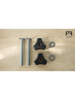 ลูกบิด ชุด C ขนาด T-nut หัวเหลี่ยม M8