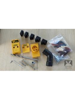 Jig เจาะเอียงตัวเล็ก รู 9 mm ต่อท่อดูดฝุ่นได้