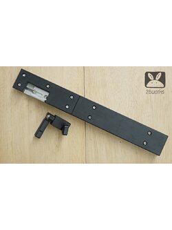 รั้วเปล่า box joint + flip stop (ใช้กับ miter gauge)