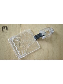 มือโหนรถเมล์ แบบใส มีช่องใส่ภาพ ประกับ 32 mm