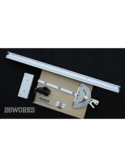 Miter Gauge + รั้ว 80 cm + flip stop