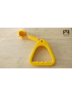 มือโหนรถเมล์ สามเหลี่ยมสีเหลือง ท่อ 30-32 mm