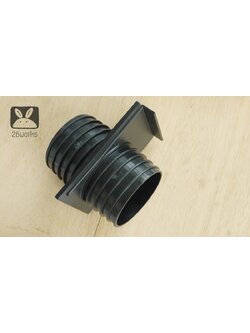 ประตูลม ท่อ 4 นิ้ว แบบข้อเกลียว