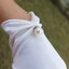 ถุงมือผ้าเนื้อผ้ามันติดมุก
