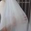 Veil เวลปลายมุก ยาว 80 cm. มีหวีสับในตัว (คลุมหน้าได้)