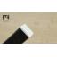 พลาสติกปิดเหล็กกล่อง 38x38 mm (1.5 นิ้ว) สวมใน สีขาวนวล