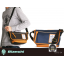 Bianchi - LBT35 : A3 Messenger Silver (สีเทาเงิน/ ขอบหนังสีน้ำตาล)