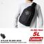 Coleman - ATLAS SLING BAG – 5 L Heater (สีเทาควันบุหรี่) コールマン ボディバッグ アトラス スリングバッグ 対応 自転車/ウォーキング