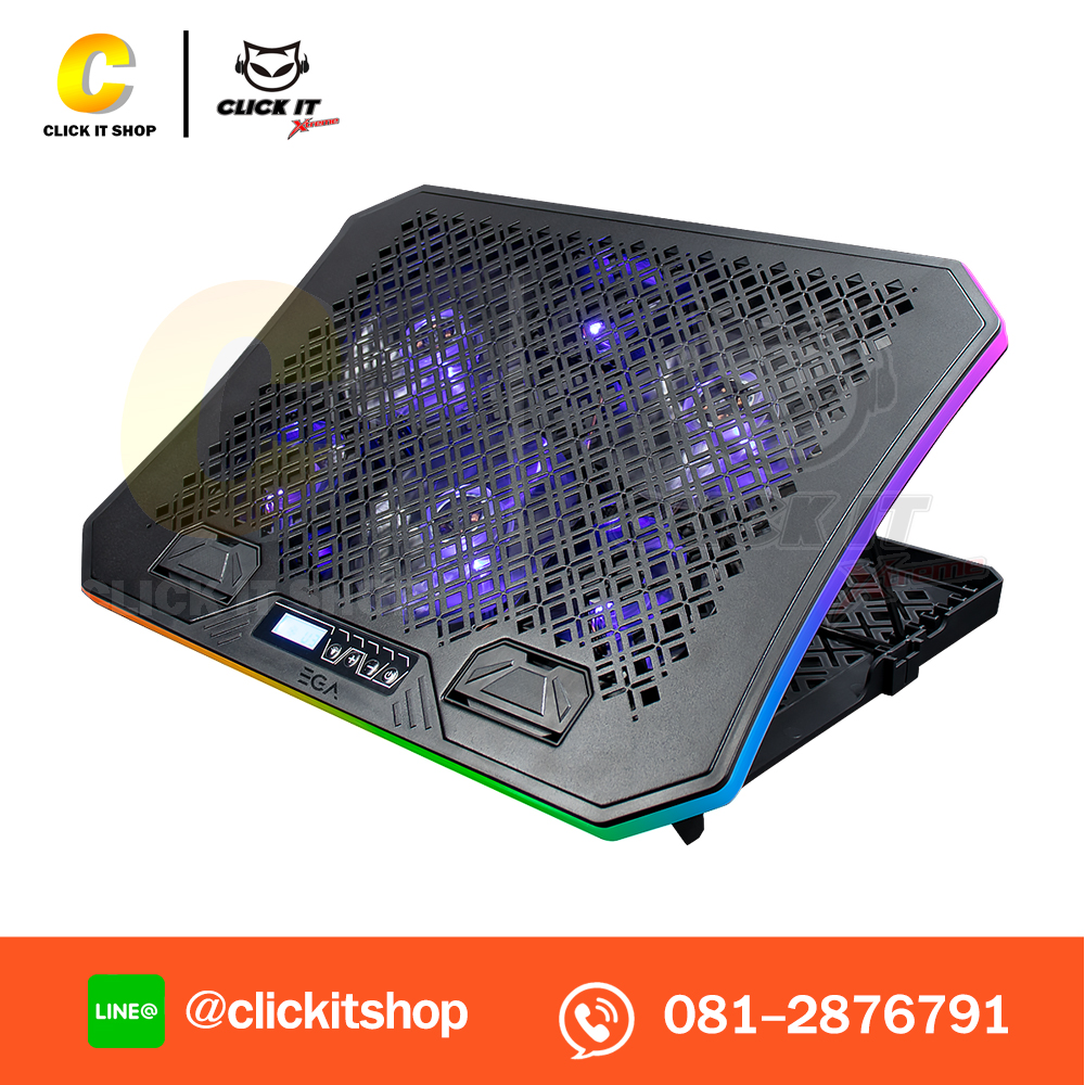 COOLER PAD EGA TYPE CP3 RGB (6FAN) - BLACK