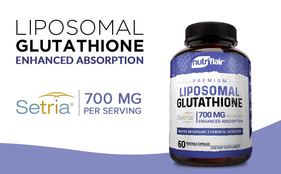 กลูต้าเจล ผิวขาวใส Nutriflair Lypo Spheric Glutathione 700mg
