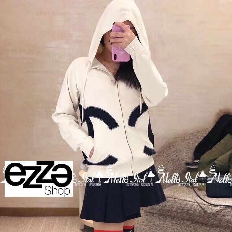 เสื้อเกาหลี พร้อมส่ง แจ็คเก็ต ฮู้ด ผ้าคอตตอน
