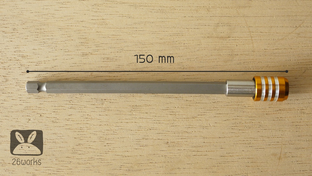 ตัวสวมเร็ว สีทอง 150 mm