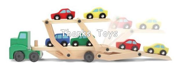 รถเครนบรรทุกรถยนต์ car carrier ของ Melissa & Doug
