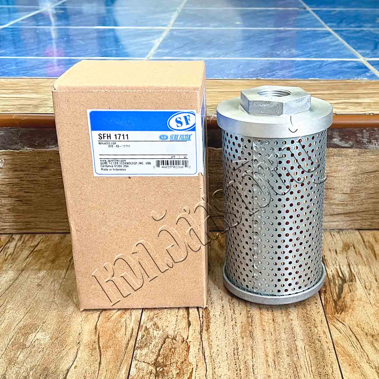 ไส้กรองน้ำมันไฮดรอลิค ขากลับ Surefilter กรองรถKomatsu