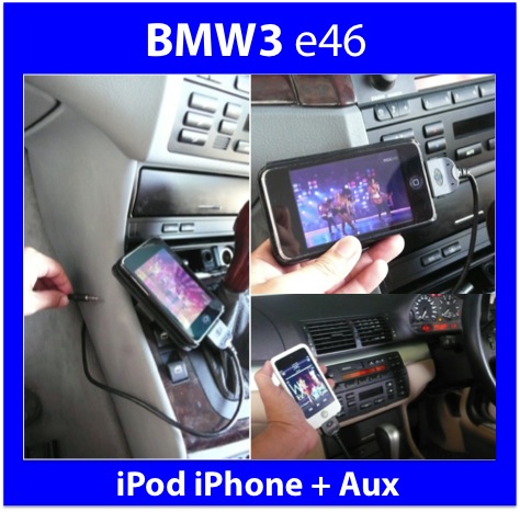 Series3 e46 iPod iPhone iPad Aux interface