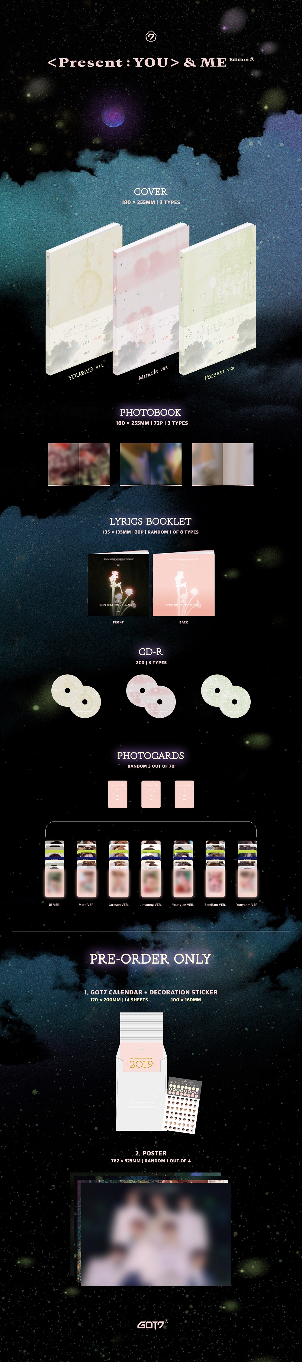 [Pre] GOT7 : Present : YOU (&ME Edition) +Poster