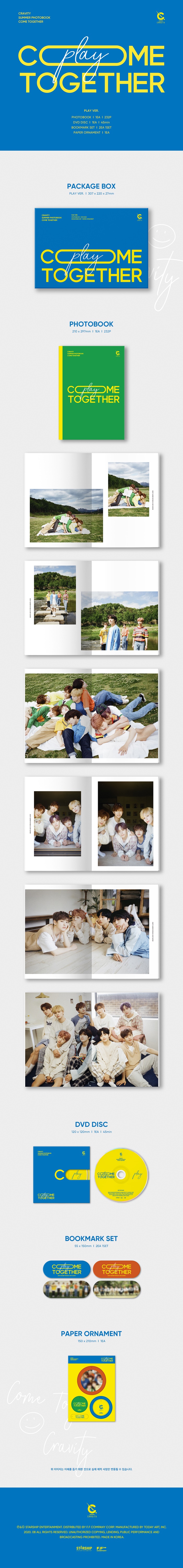 [Pre] CRAVITY : Summer Photobook - COME TOGETHER (PLAY Ver.)