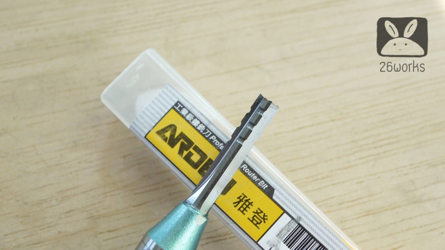 Router Bits arden ตรง 6x28 mm 3 ฟัน