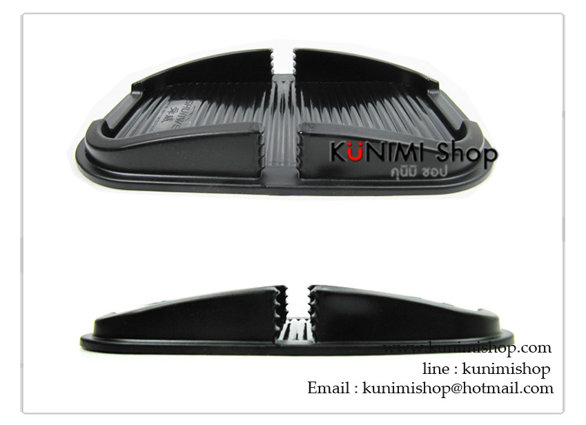 ที่วางโทรศัพท์มือถือ หรือใส่สิ่งของต่างๆ โดยสามารถวางโทรศัพท์ในแนวตั้ง และ แนวนอนได้ วัสดุทำจากยางซิลิโคน ยึดติดกับพื้นผิว โดยไม่ต้องเจาะ