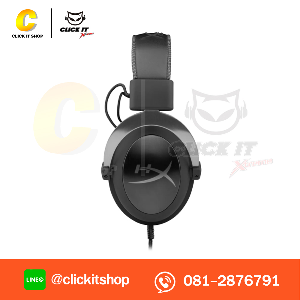 HEADSET+MIC (7.1) HYPERX CLOUD II (GUNMETAL)