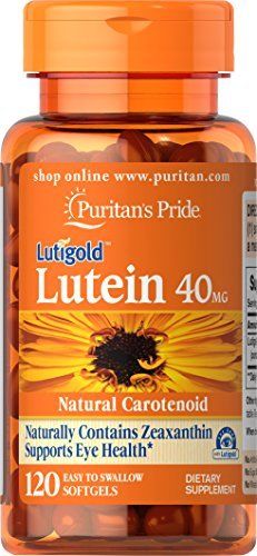 วิตามินบำรุงดวงตาLutein 40 mg with Zeaxanthin Puritan's Pride 120tabs