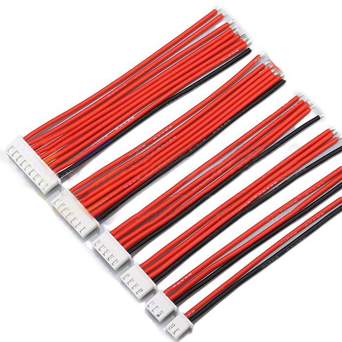 สายต่อ+ปลั๊กบาลานซ์ XH 2.54mm ตัวเมีย (ฝั่งแบตเตอรี่) 2S 3S 4S 6S