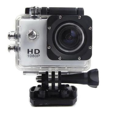 กล้องติดหมวก Action Camera สีเงิน