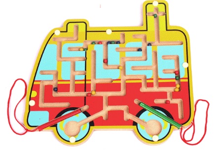 เกมกระดานแม่เหล็ก ลายรถเมย์