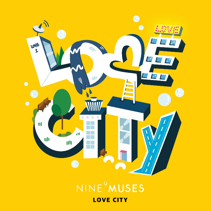 [Pre] Nine Muses : Repackage Muses Diary Part.3 - LOVE CITY +Poster