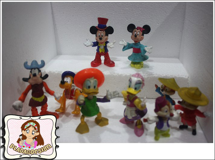 1994 McDonald's แมคโดนัลด์ ของเล่น ของสะสม Happy Meal Disney Mickey and Friends Epcot : Minnie Mouse ออกเมื่อ กรกฎาคม 1994 อยู่นอกแพ็คค่ะ