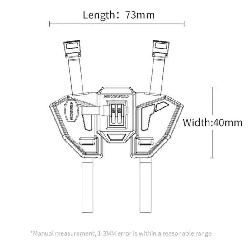 MOTOWOLF MDL3534 ที่ยึดกล้องแอคชั่นแคม กล้องติดหมวก ที่ติดกล้องติดหมวกกันน็อค
