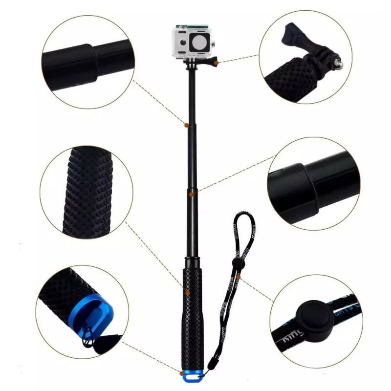 ไม้เซลฟี่กันน้ำ Go Easy Plus Selfie Stick สำหรับกล้อง Gopro / SJ CAM / Action Camera