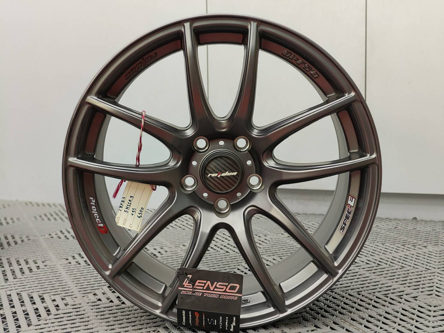 ล้อ LENSO Spec E ขอบ 18x8.5 5x114.3 ET35 สี GL001 *ราคาต่อวง