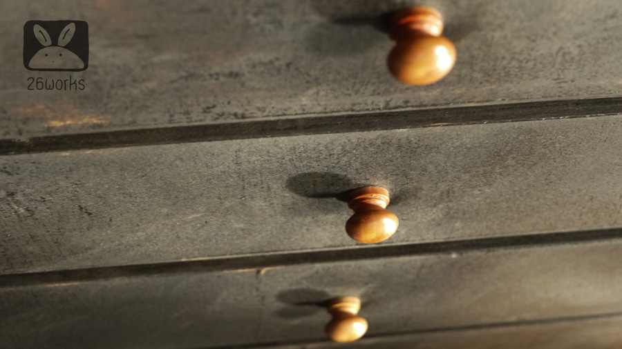 มือจับไม้ หัวกลม