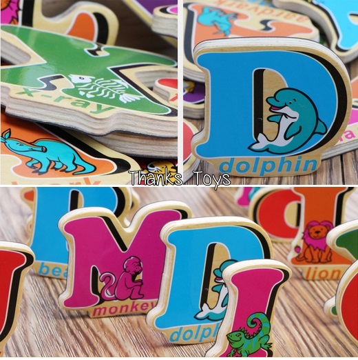 ชุดแผ่นตัวอักษรแม่เหล็ก ABC