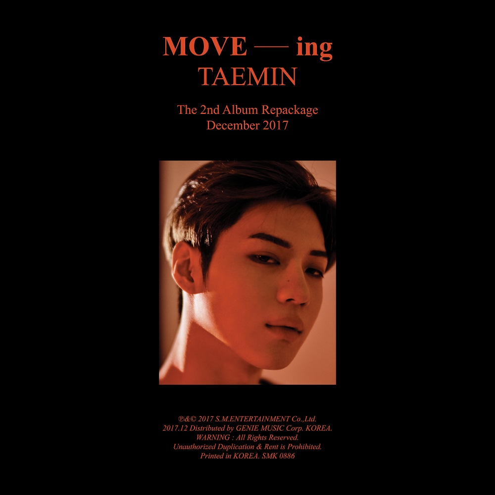 [Pre] Taemin : 2nd Album Repackage - MOVE-ing +Poster