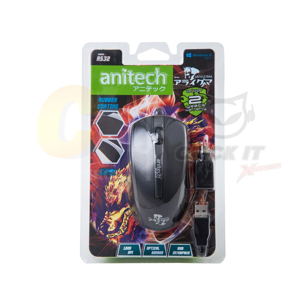 MOUSE USB ANITECH A532